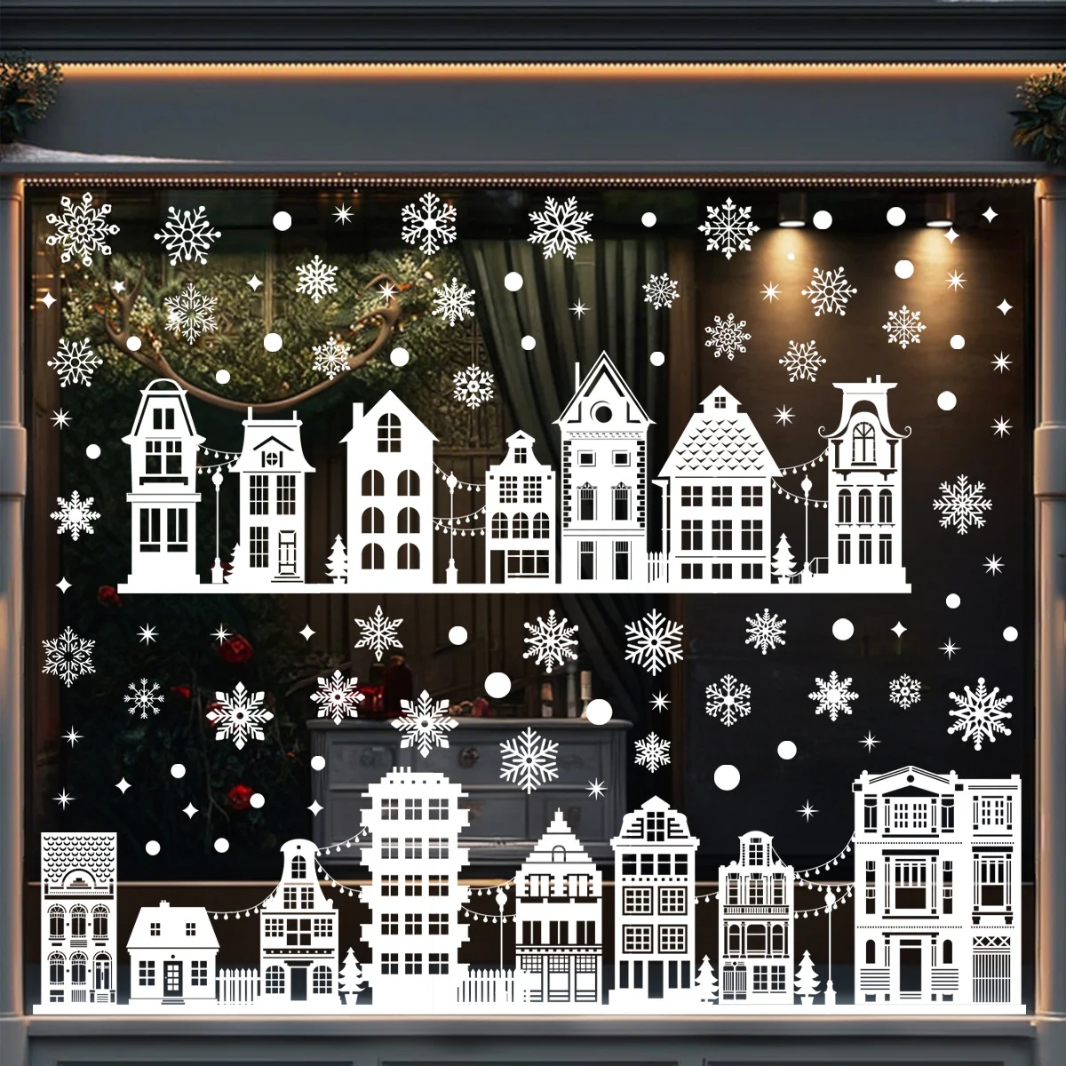 Christmas Window Glass Snowflake Stickers — image 3