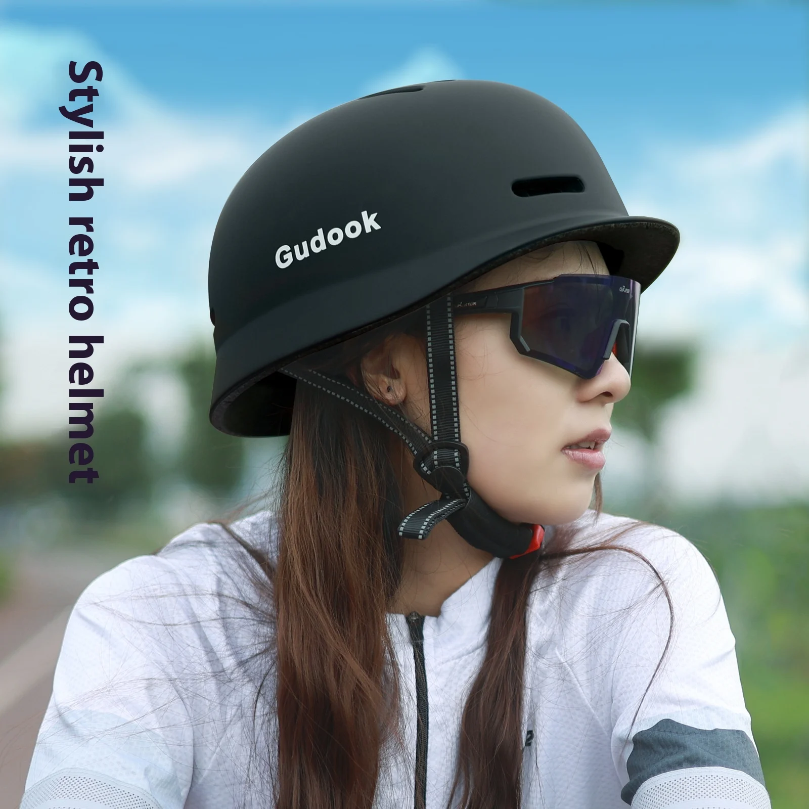 City Commuter Bicycle Riding Retro Helmet Skateboard Outdoor Sports — image 5