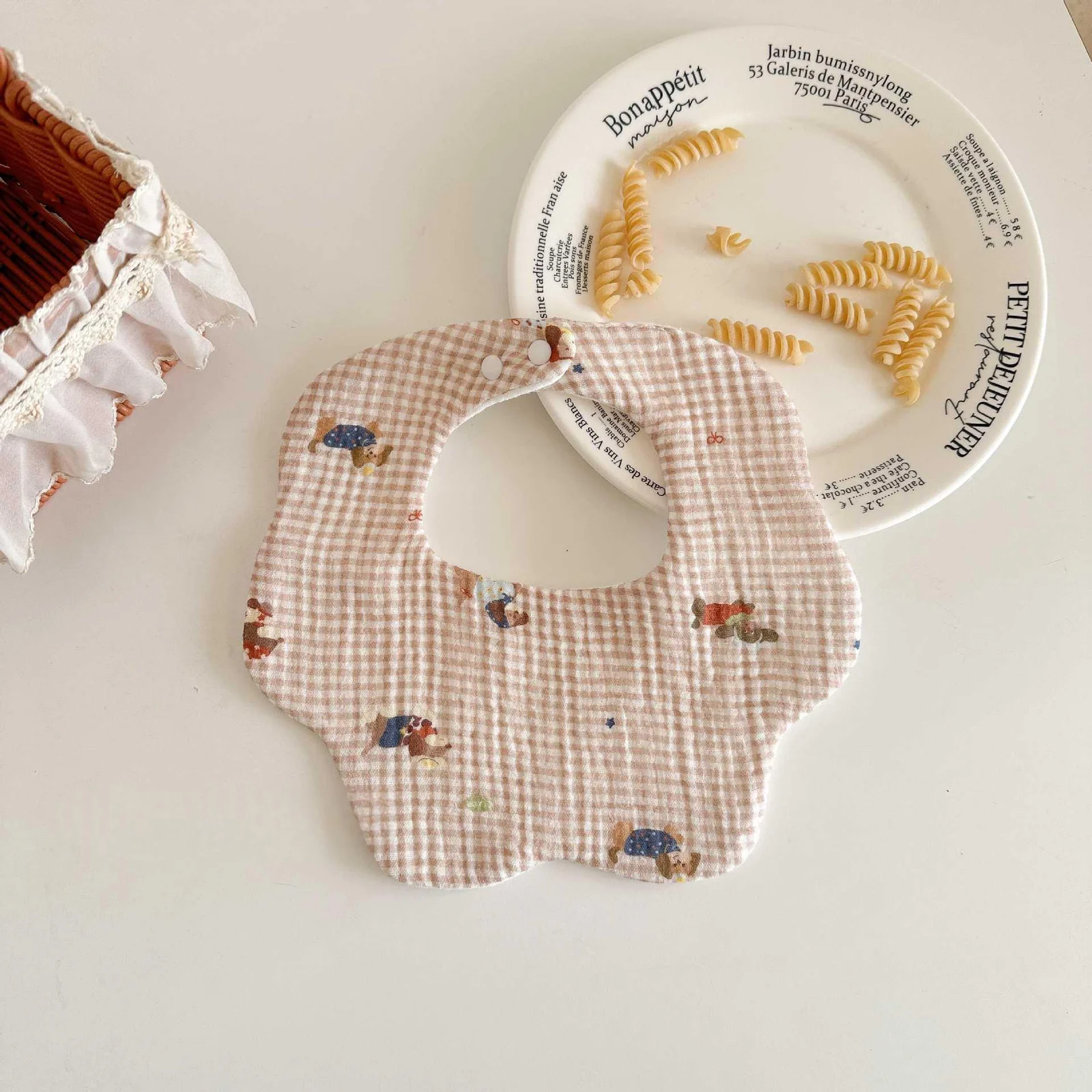 Class A Pure Cotton Gauze Baby Bib — image 11