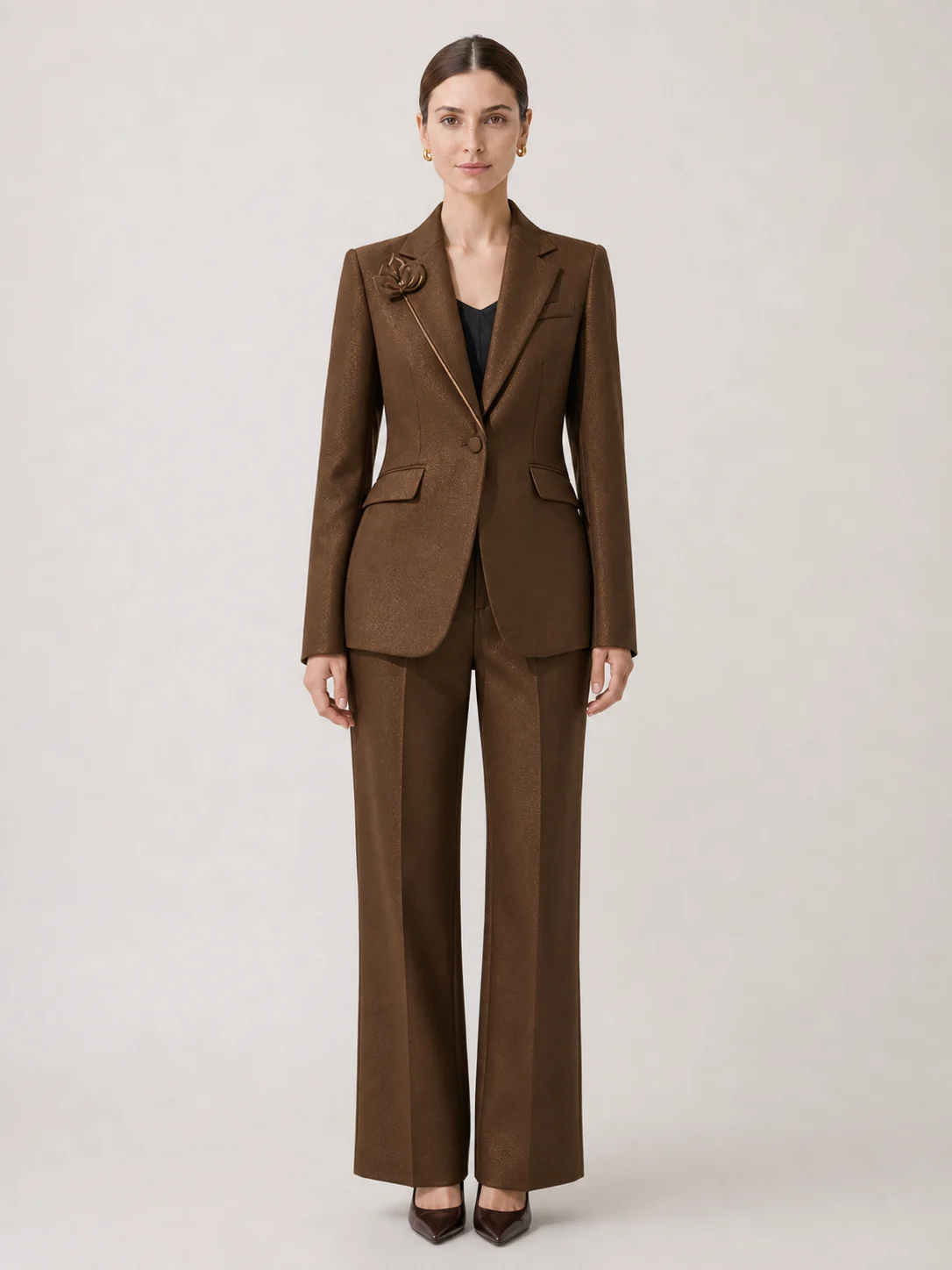 Classic Elegant 3D Floral Suit Set — image 9