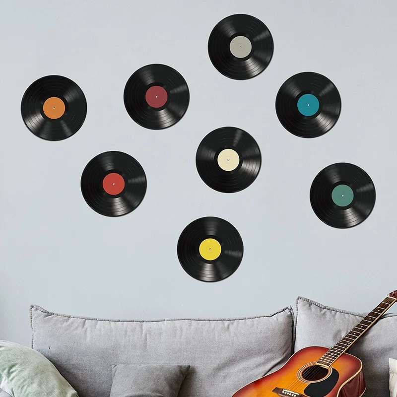 Classic Music Record Shaped Wall Sticker For Bedroom And Living Room Decor — image 5