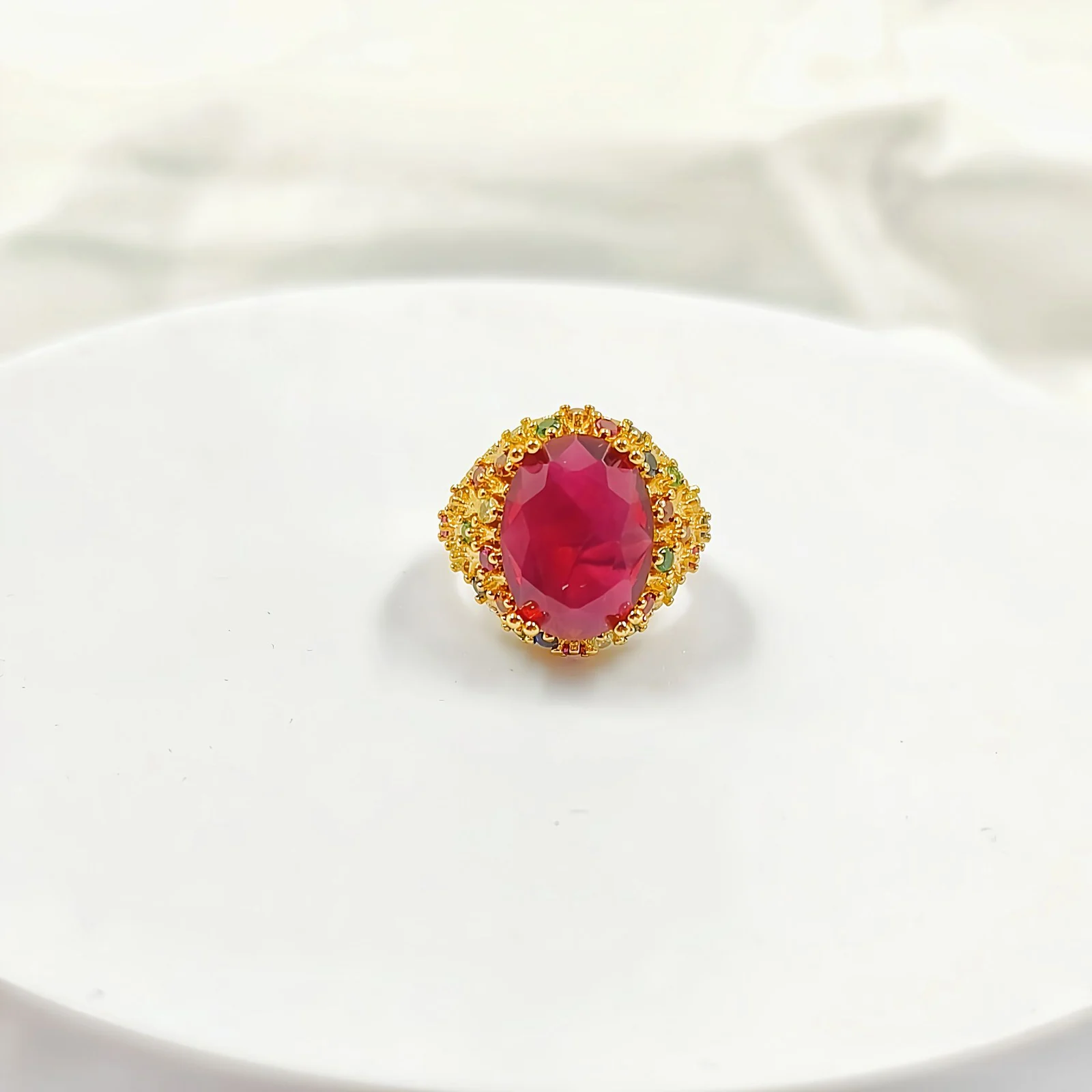 Classic Teardrop Heart Open-ring For Women — image 3