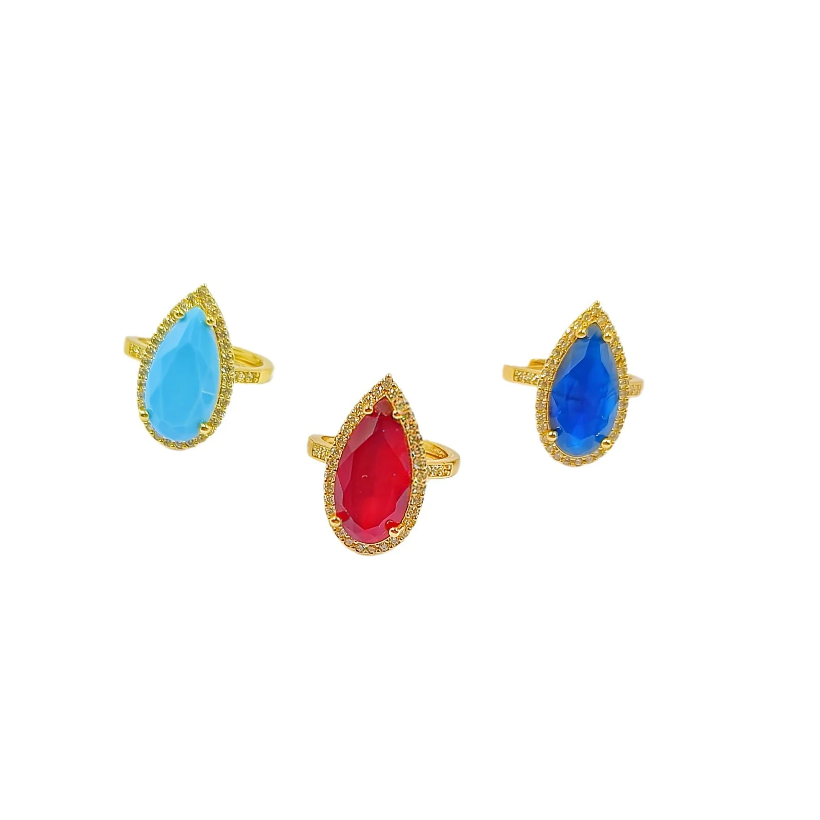Classic Teardrop Heart Open-ring For Women — image 4