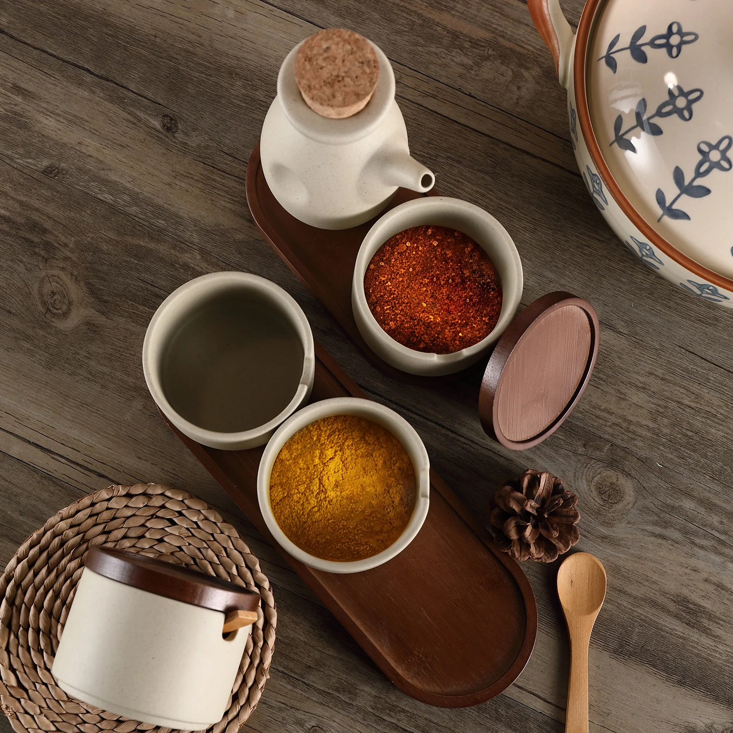 Clay Chili Jar Soy Sauce And Vinegar Condiment Pot — image 12