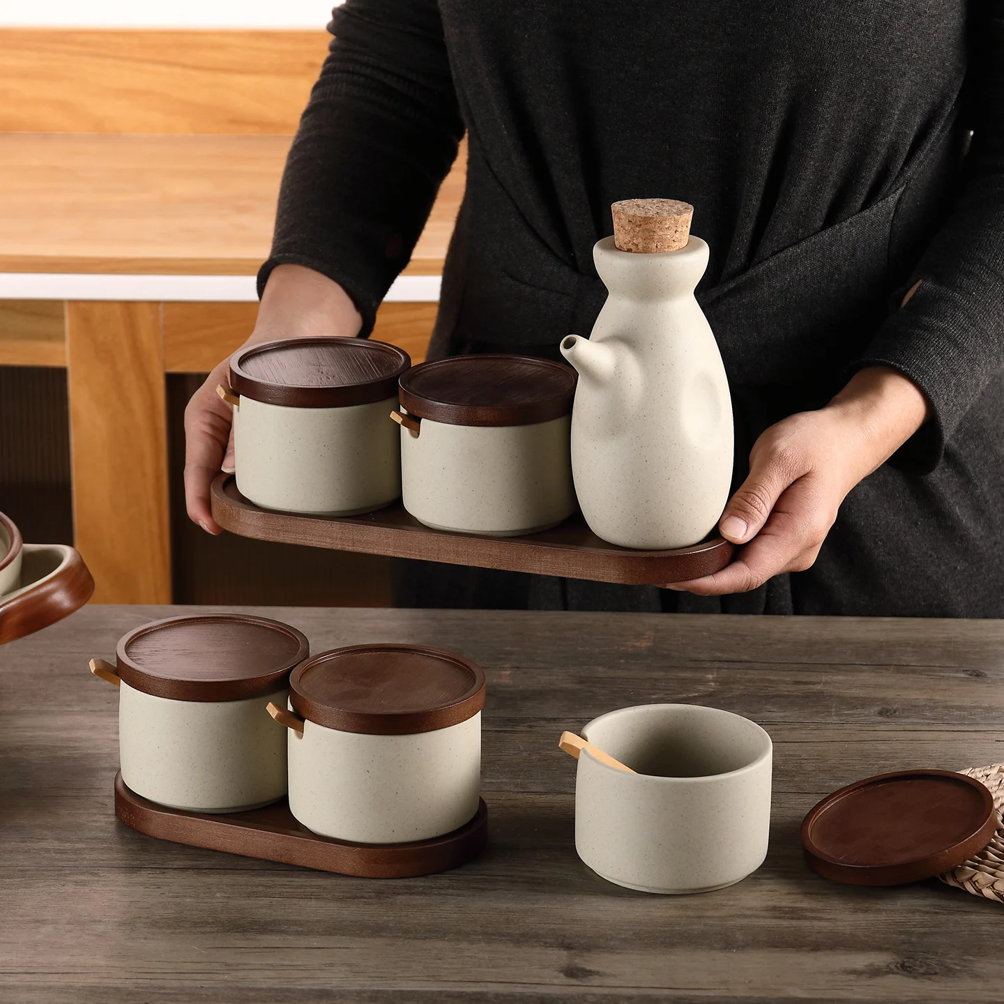 Clay Chili Jar Soy Sauce And Vinegar Condiment Pot — image 8