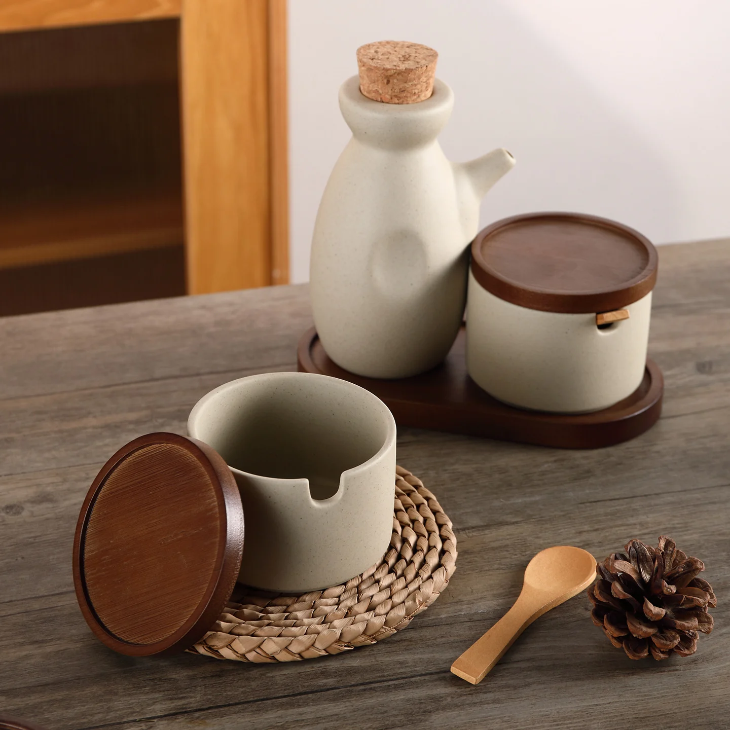 Clay Chili Jar Soy Sauce And Vinegar Condiment Pot — image 2