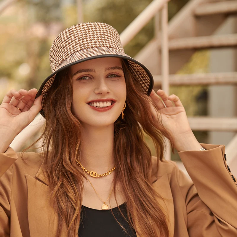 Cloth Female Bucket British Fashion Fisherman Hat — image 1