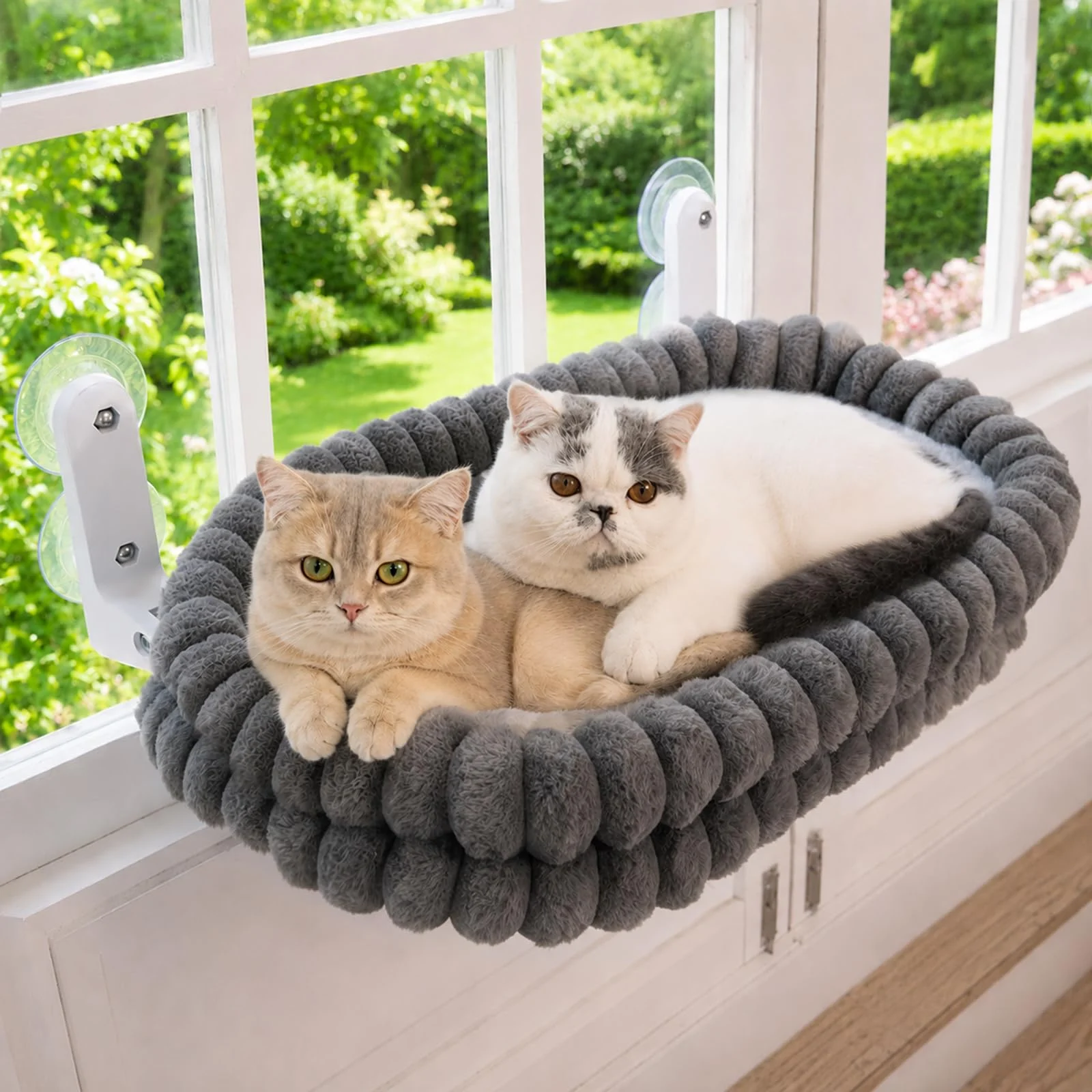 Cloud Cat Window Perch For Indoor Cats Hammock Bed Foldable Reversible Cushion… — image 5