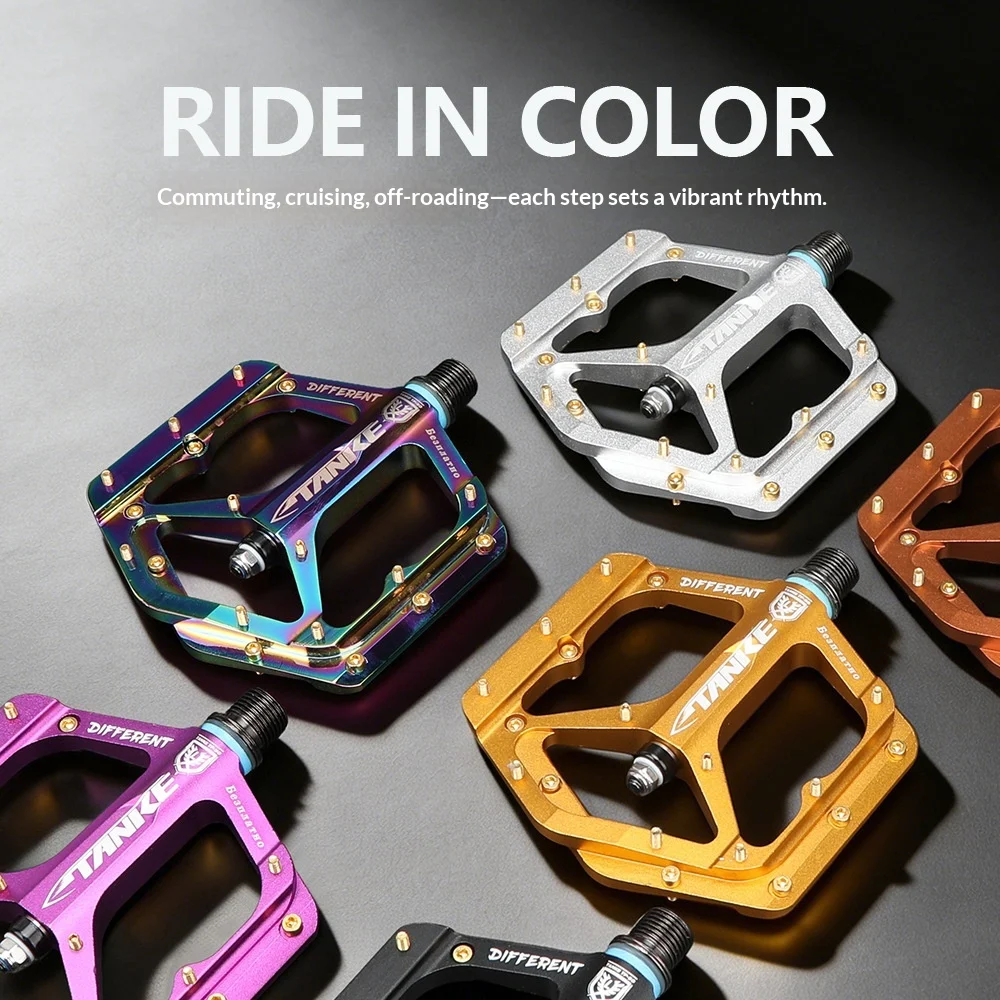 CNC Colorful Aluminum Alloy Ball Bearing Bicycle Pedals — image 7