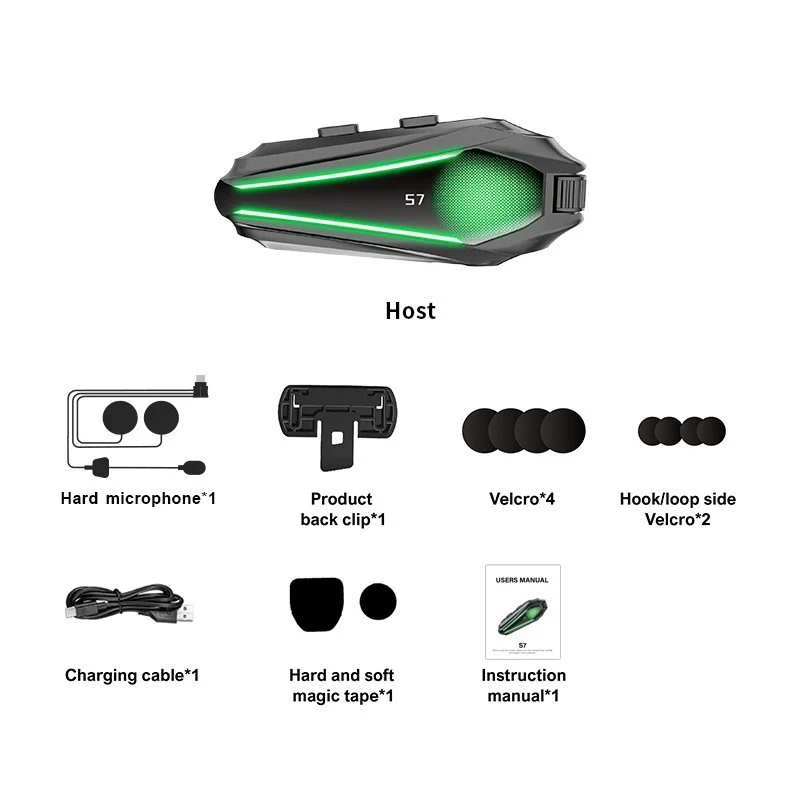 Cold-weather Noise-canceling Group Cycling Intercom Headset — image 3