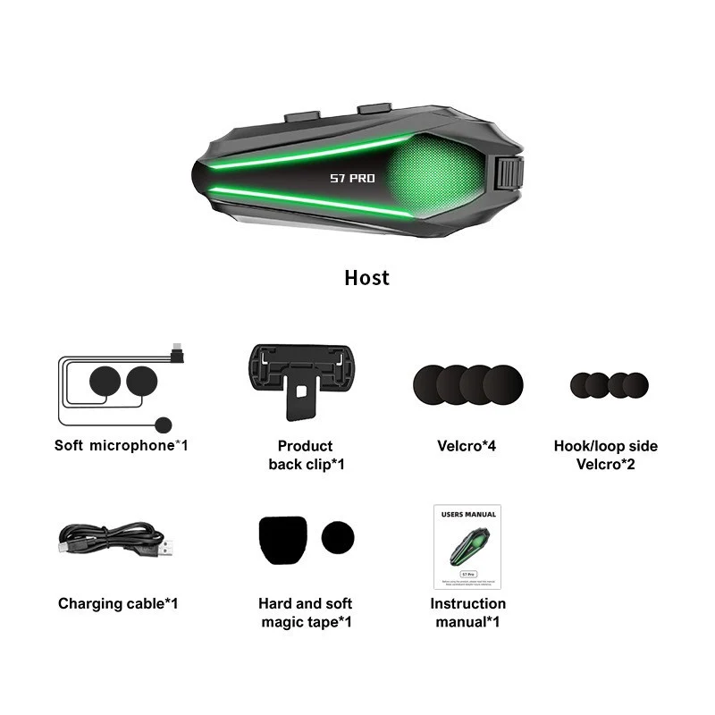 Cold-weather Noise-canceling Group Cycling Intercom Headset — image 2
