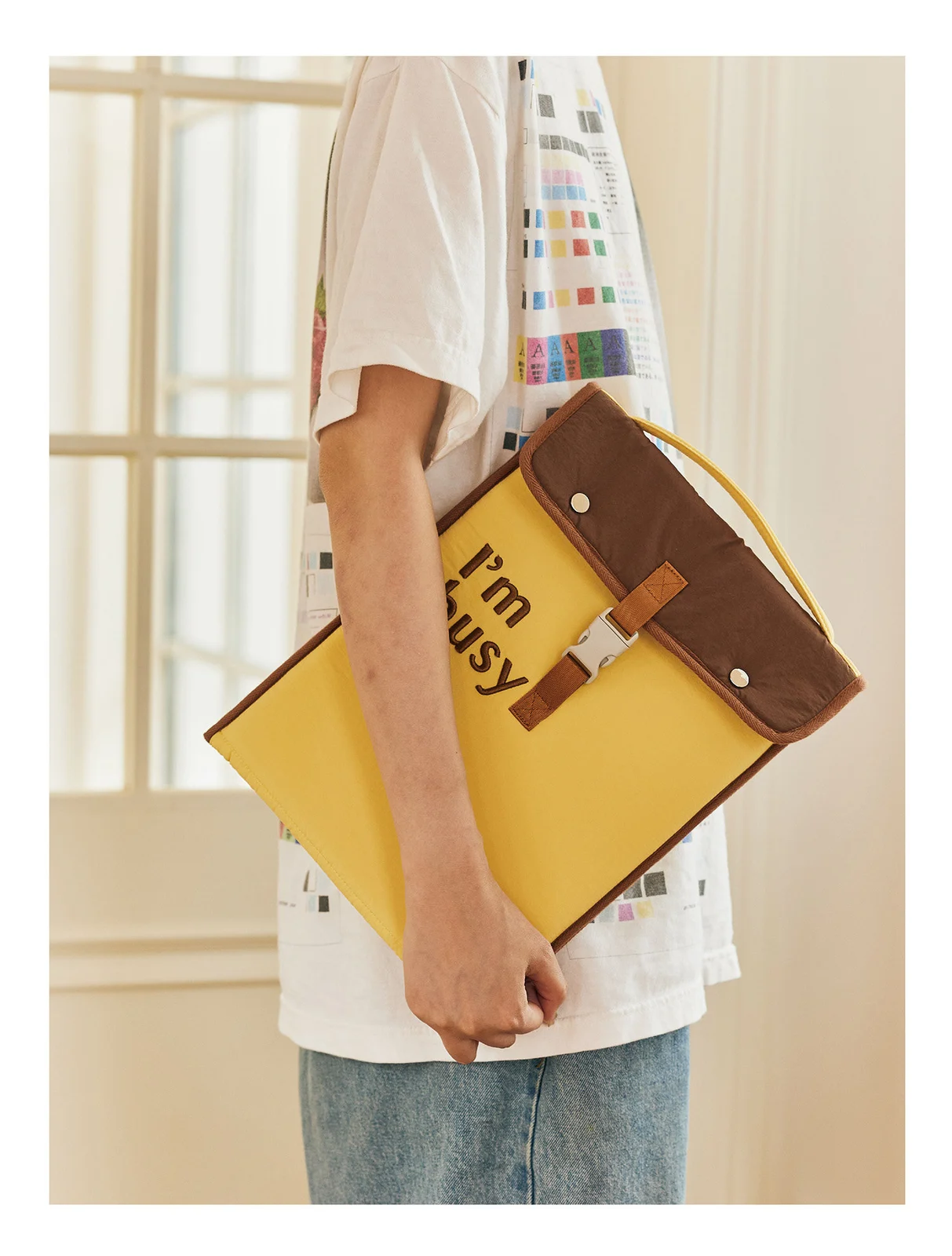 Color Blocked Ipad Computer Bag, Contrasting Handheld Tablet Liner, Wear-resistant… — image 8