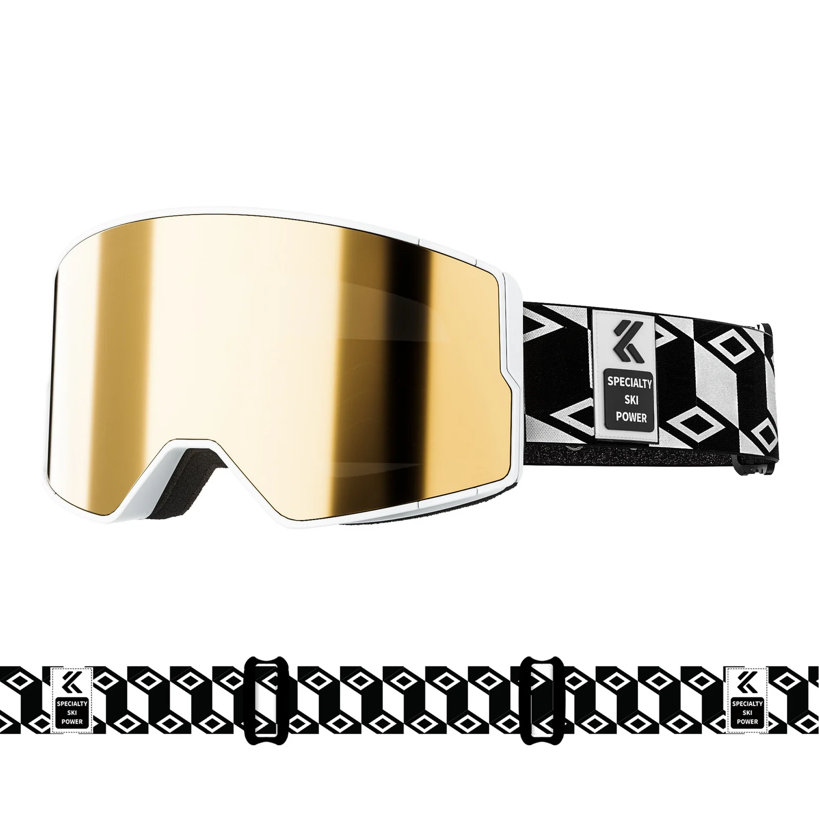 Color-changing Magnetic-suction Ski Goggles Outdoor Hiking Windproof Glasses — image 7