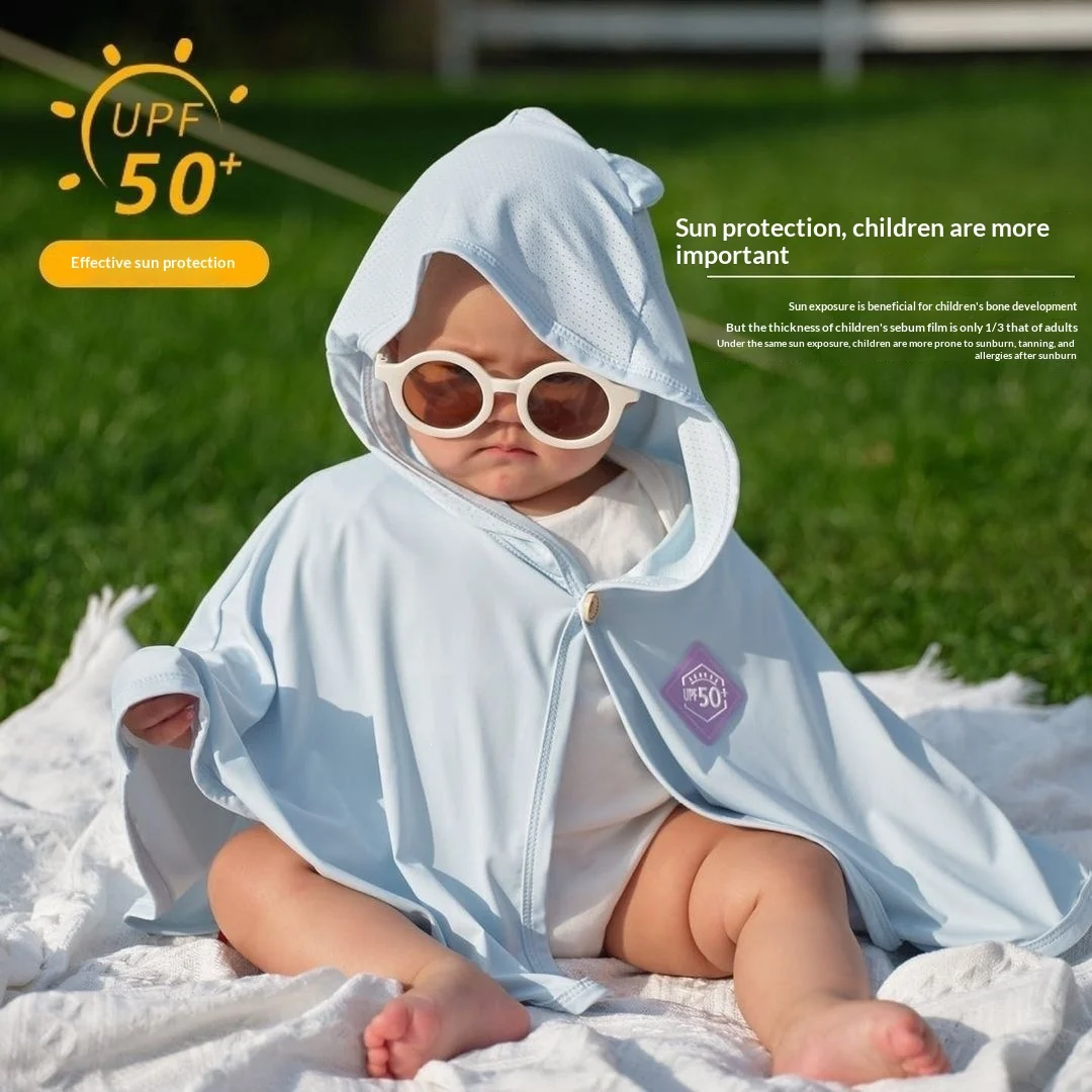 Color-changing Uv-protection Cape Baby Sun-protective Garment — image 2