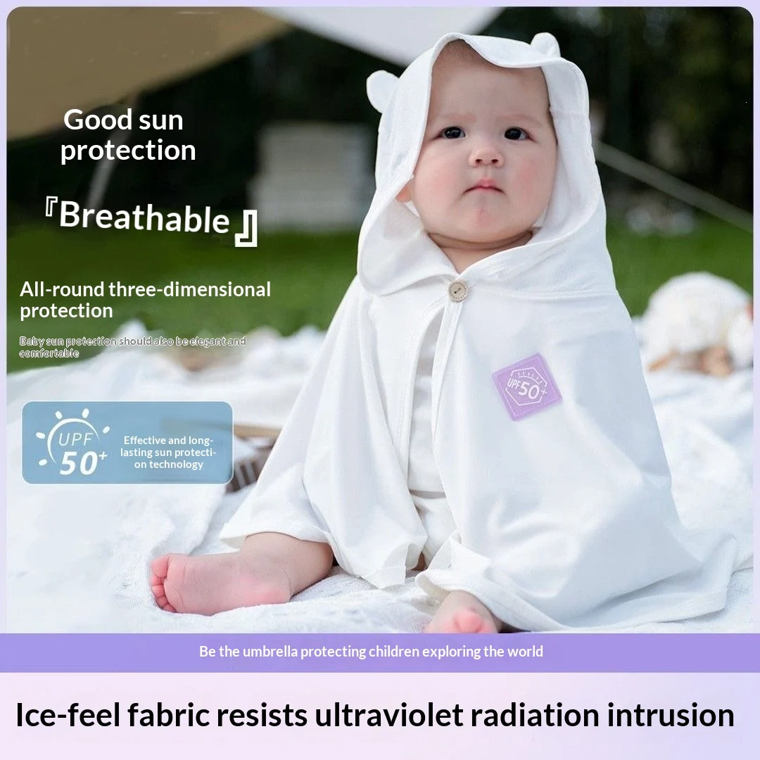 Color-changing Uv-protection Cape Baby Sun-protective Garment — image 5