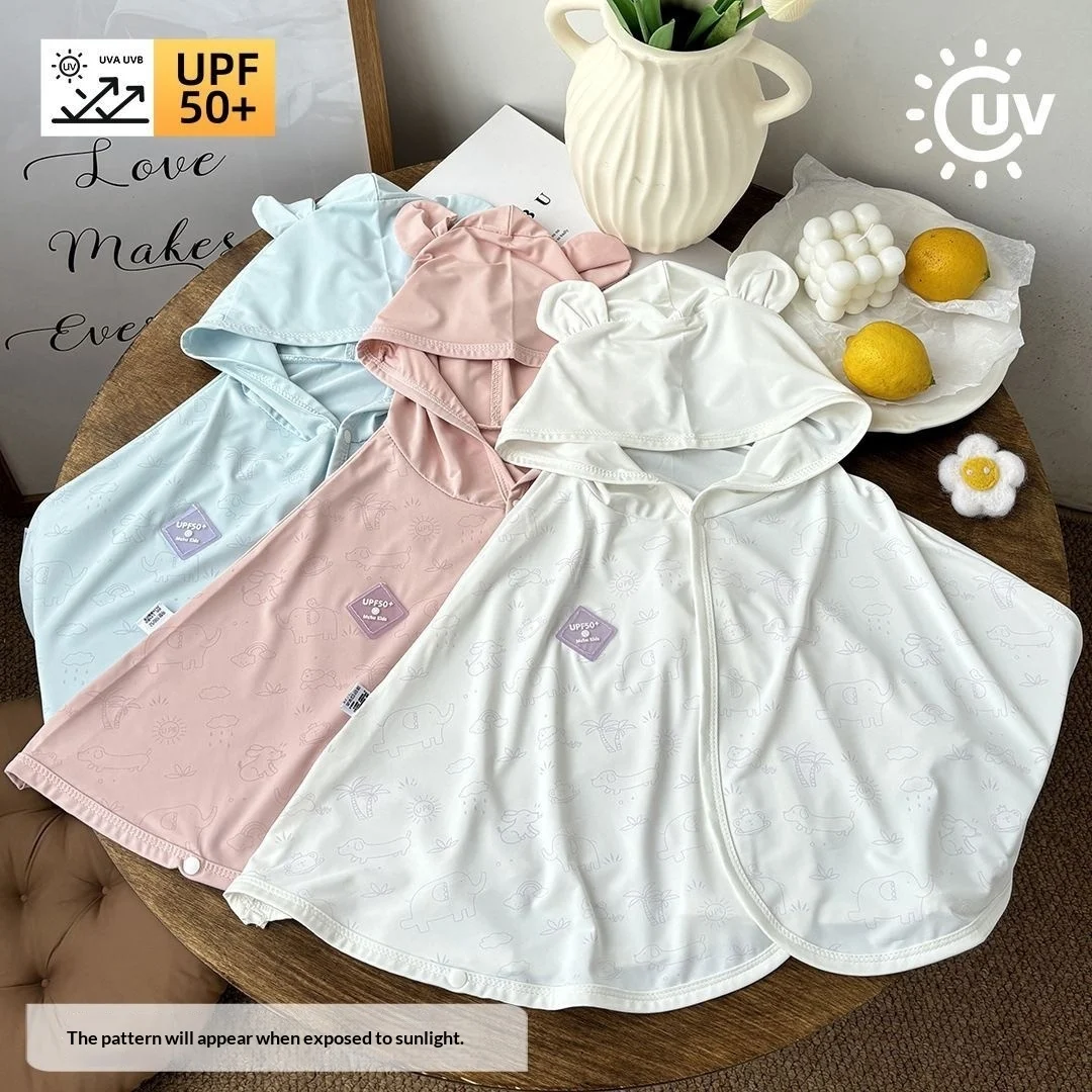 Color-changing Uv-protection Cape Baby Sun-protective Garment — image 6