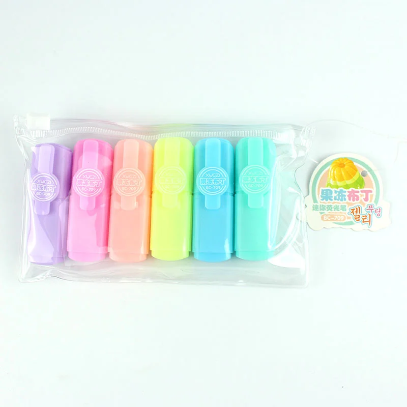 Color Marker Highlighters Set In 6 Colors — image 6