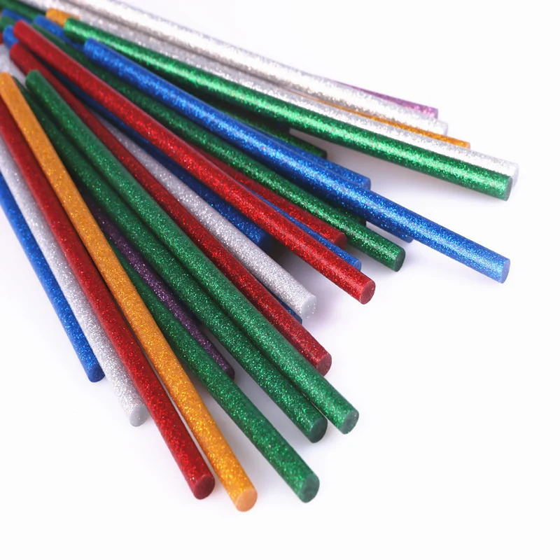 Colorful Gold Leaf Luminous Hot Melt Glue Stick — image 3