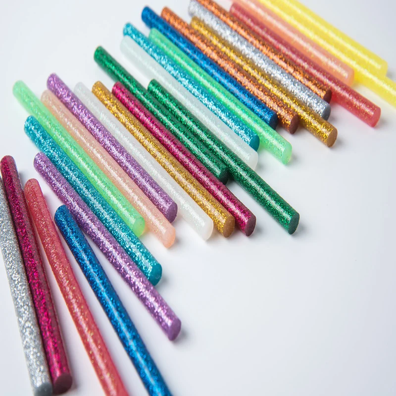 Colorful Gold Leaf Luminous Hot Melt Glue Stick — image 4