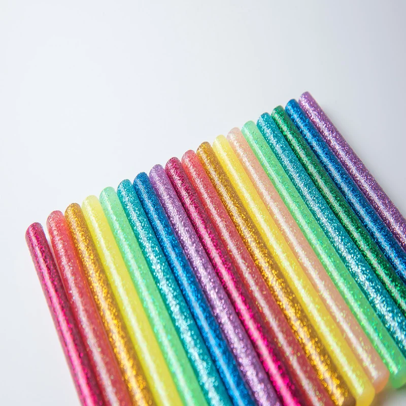 Colorful Gold Leaf Luminous Hot Melt Glue Stick — image 5