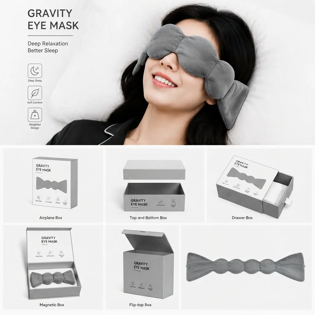 Comfortable Light-blocking Gravity Eye Mask With Pressure — image 7
