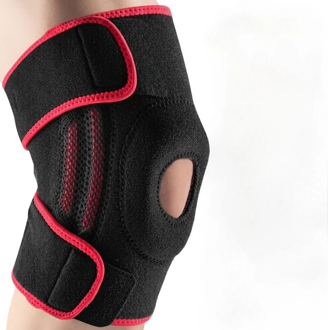 Compression Knee Brace With Patellar Shock-absorbing Pad For Sports Protection — image 3