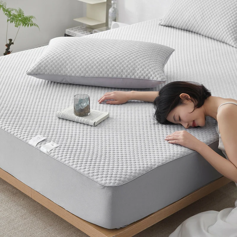 Cooling Bedding Three-piece Set Polyethylene Ice Silk Washable Cool-feel Bed Mat — image 6