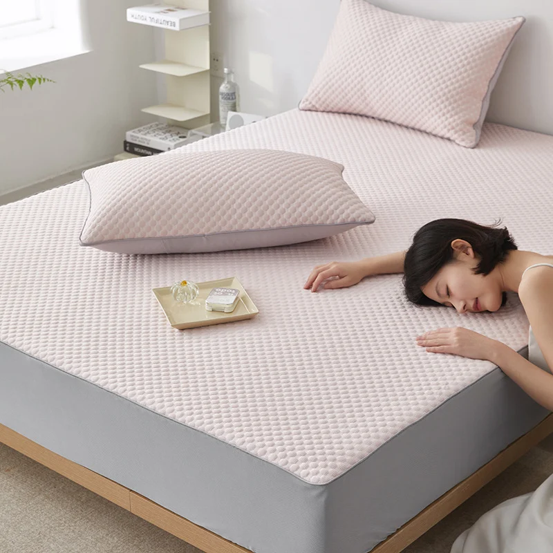 Cooling Bedding Three-piece Set Polyethylene Ice Silk Washable Cool-feel Bed Mat — image 1