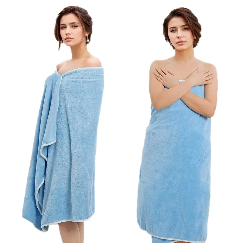 Coral Fleece Bath Towel Extra-large Size New-style Throw Blanket — image 4