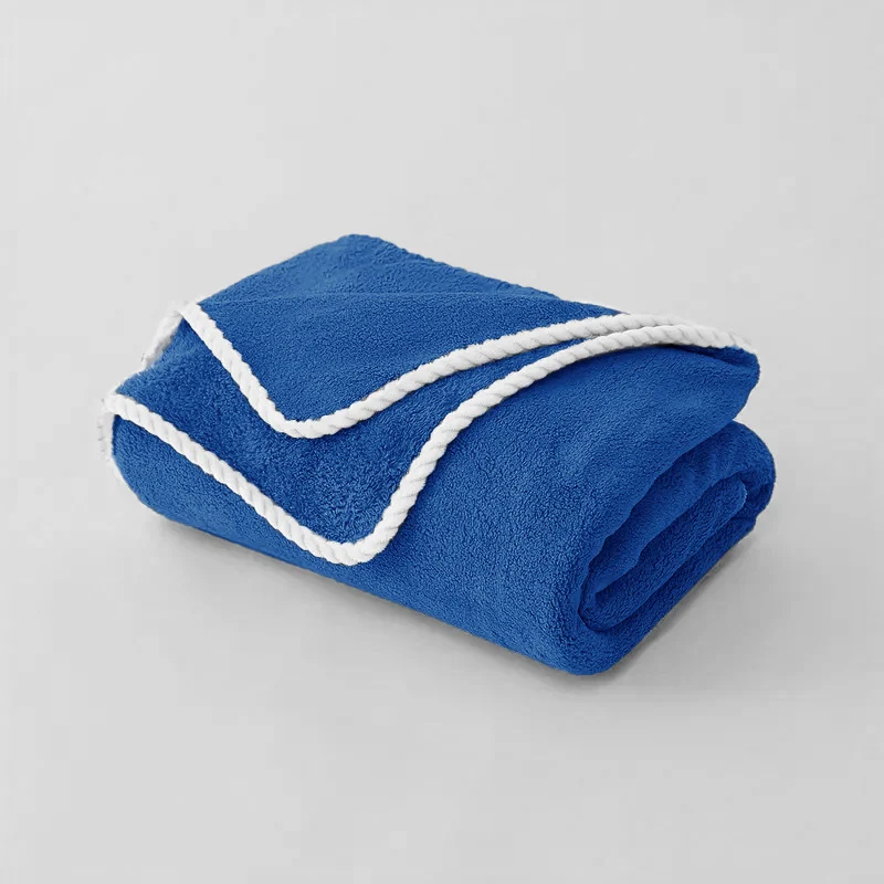 Coral Fleece Bath Towel Extra-large Size New-style Throw Blanket — image 7