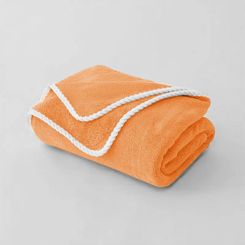 Coral Fleece Bath Towel Extra-large Size New-style Throw Blanket — image 8