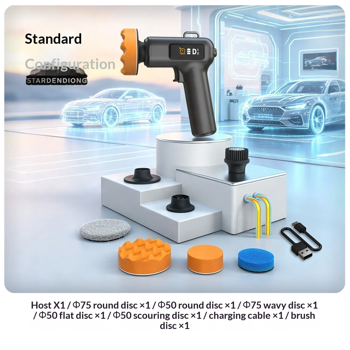 Cordless Car Polisher Waxing Scratch Repair And Cleaning Tool — image 5