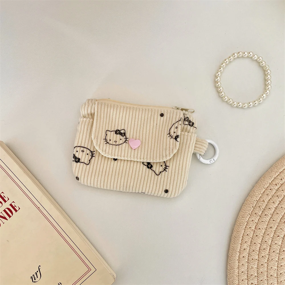Corduroy Printed Coin Purse For Women — image 2