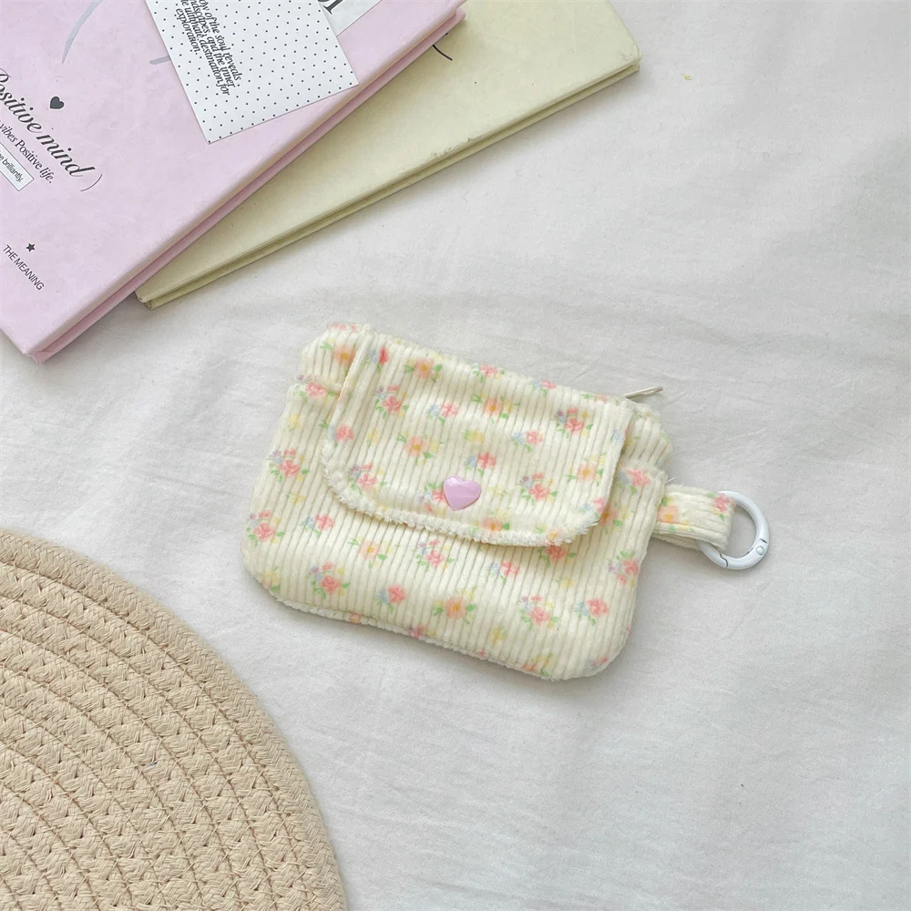 Corduroy Printed Coin Purse For Women — image 8