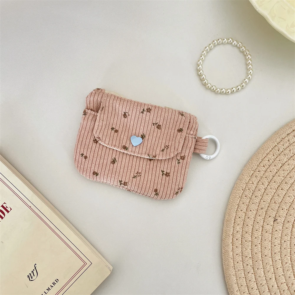 Corduroy Printed Coin Purse For Women — variant image