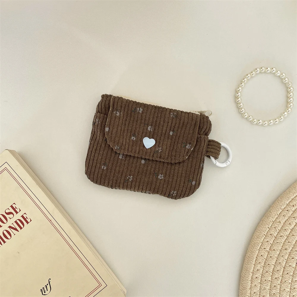 Corduroy Printed Coin Purse For Women — image 6