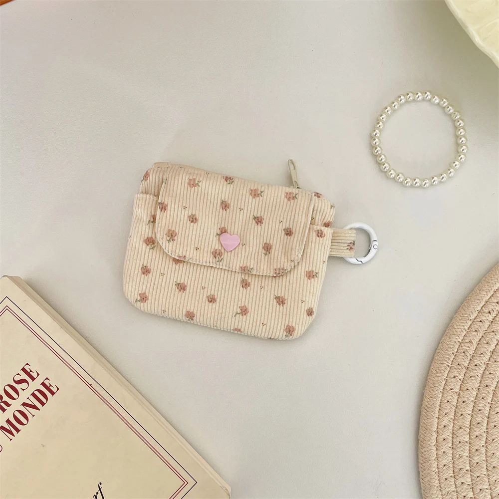 Corduroy Printed Coin Purse For Women — image 3