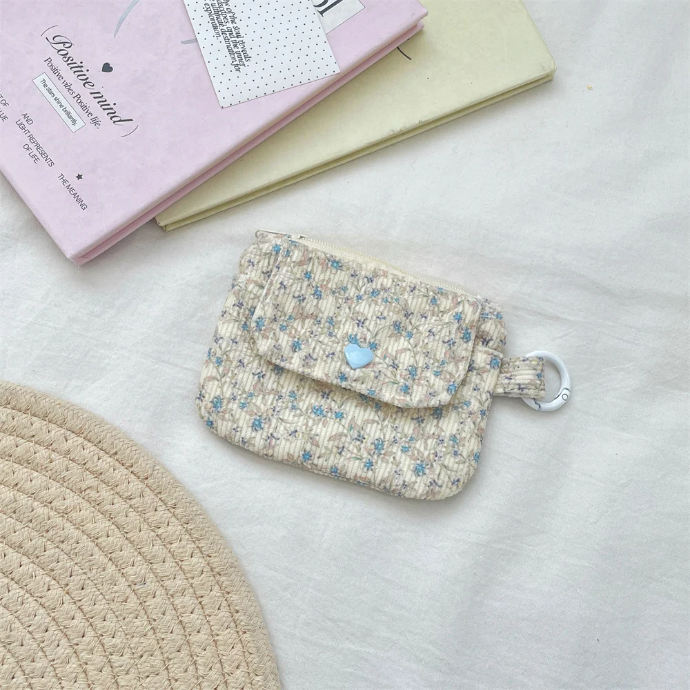 Corduroy Printed Coin Purse For Women — image 4
