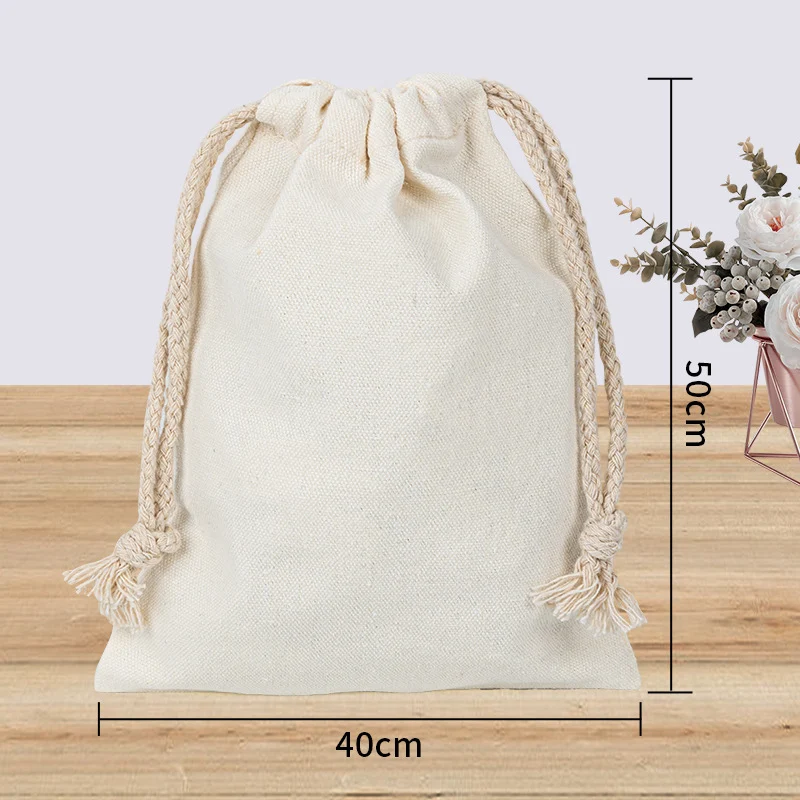 Cotton Cloth Bag With Large Capacity For Rice Storage — image 2