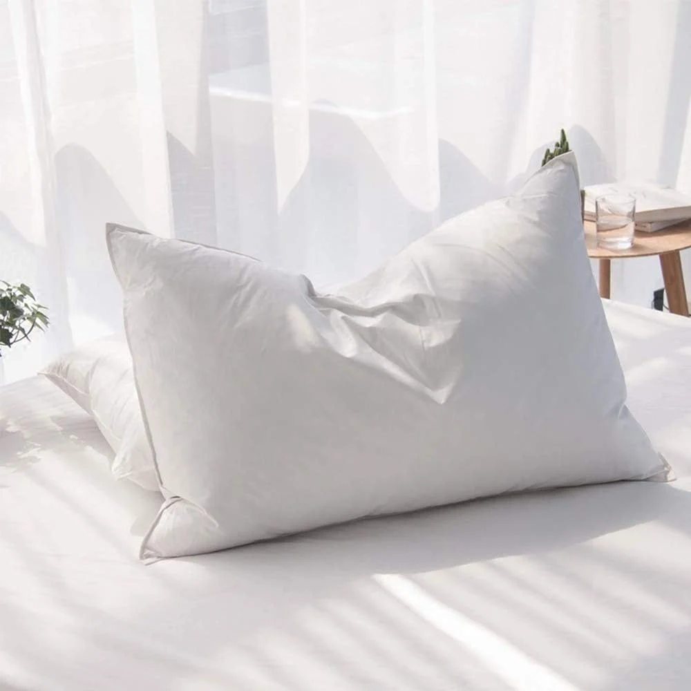 Cotton Down Pillow With Grey Duck — image 2