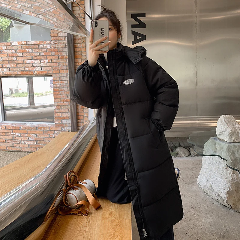 Cotton-padded Coat Loose-fitting And Thickened Cotton Jacket Hooded Outerwear — image 6