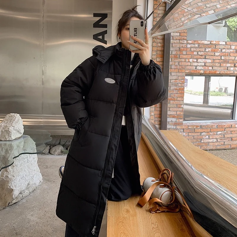 Cotton-padded Coat Loose-fitting And Thickened Cotton Jacket Hooded Outerwear — image 1