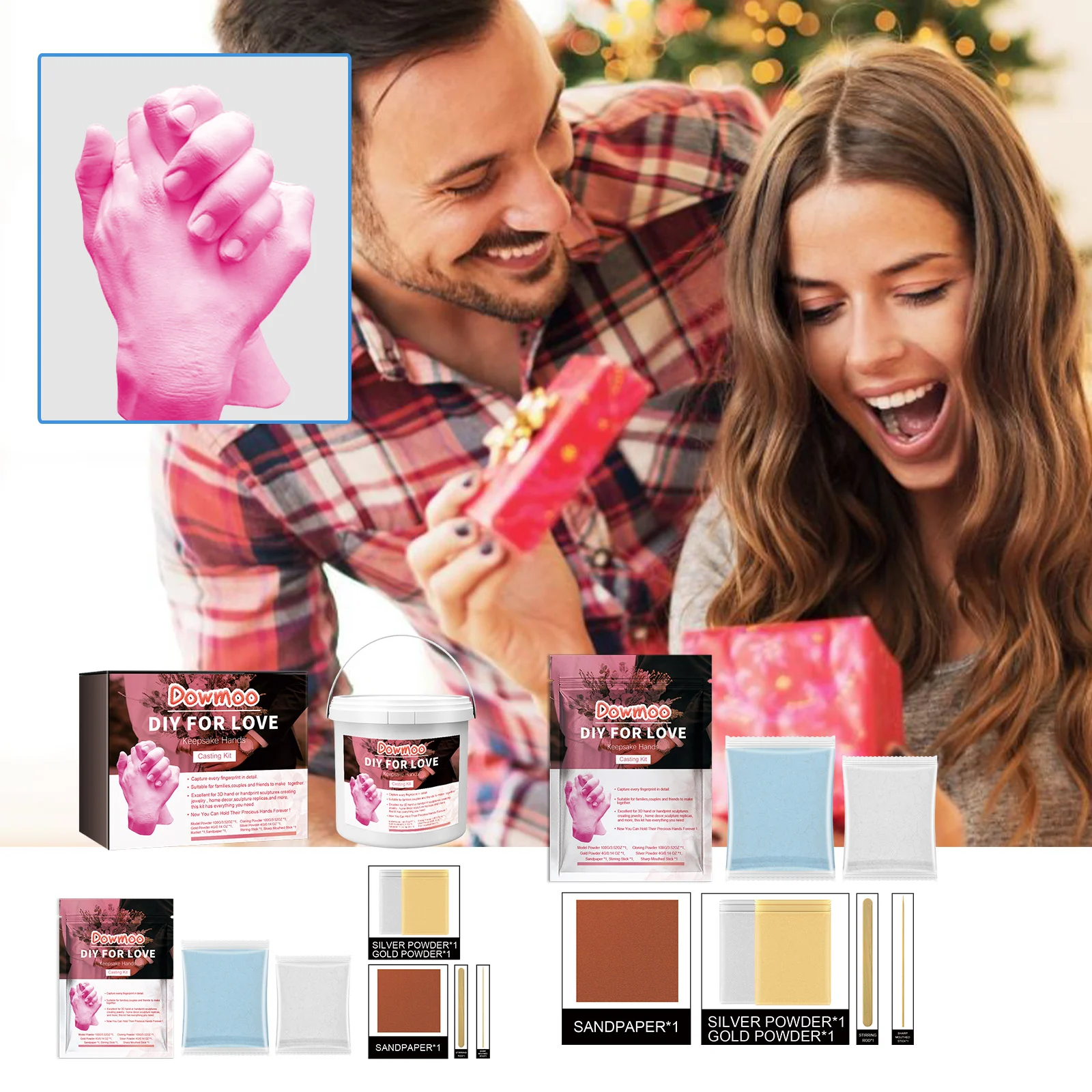 Couple Hand And Foot Model Powder P Ink Bag 200g 1bag — image 8