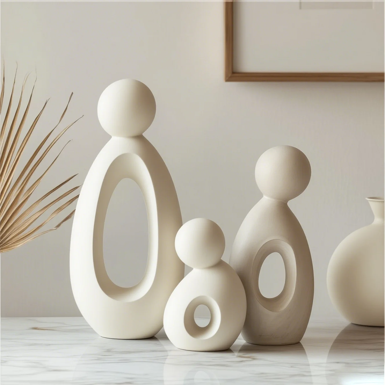 Creative And Minimalist Living Room Decorative Piece For A Family Of Three — image 5