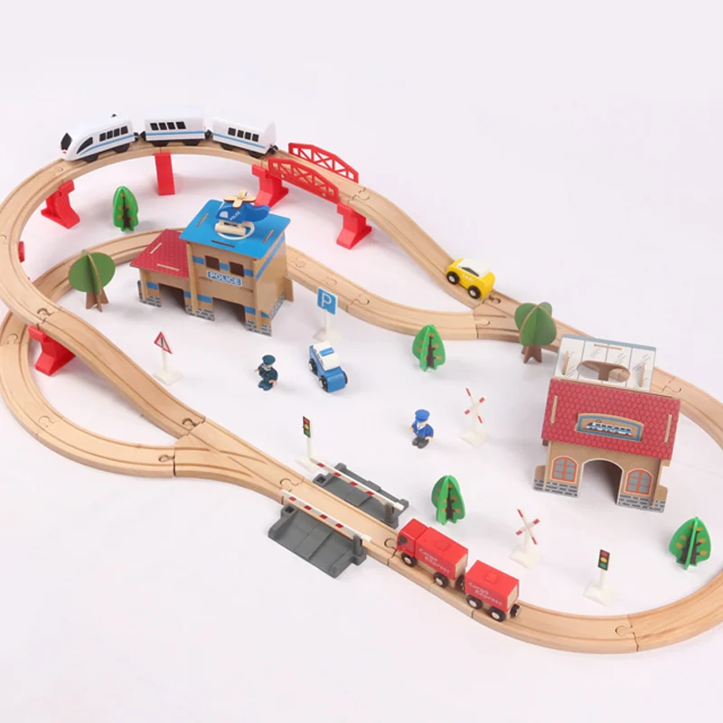 Creative Building Block Wooden Track Puzzle Toy — image 3