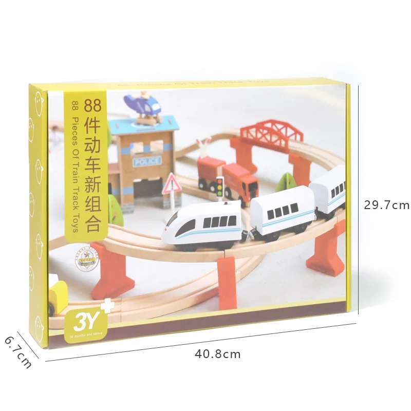 Creative Building Block Wooden Track Puzzle Toy — image 7