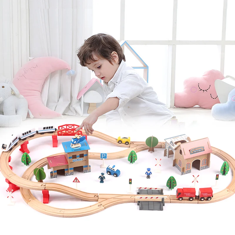 Creative Building Block Wooden Track Puzzle Toy — image 6