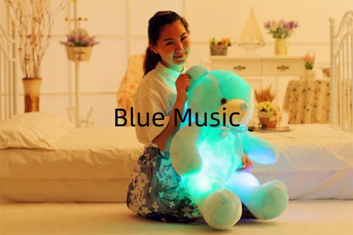 Creative Light Up LED Teddy Bear Stuffed Animals Plush Toy Colorful Glowing Christmas… — image 2