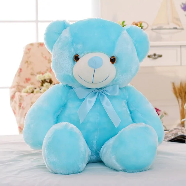Creative Light Up LED Teddy Bear Stuffed Animals Plush Toy Colorful Glowing Christmas… — image 4