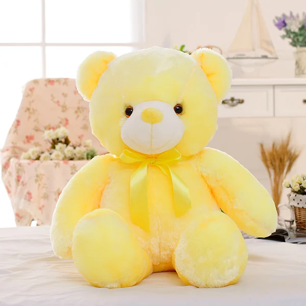 Creative Light Up LED Teddy Bear Stuffed Animals Plush Toy Colorful Glowing Christmas… — image 10